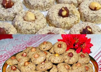 Fantastische Nussmakronen mit 3 Zutaten die im Mund Zerfallen!