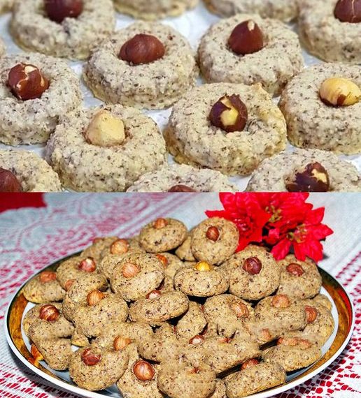 Fantastische Nussmakronen mit 3 Zutaten die im Mund Zerfallen!