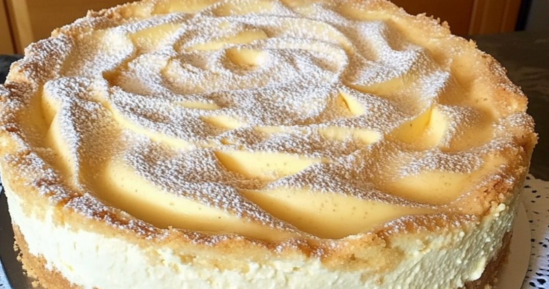 Quark-Schneekuchen mit Vanillepudding – Ein winterlicher Kuchentraum!