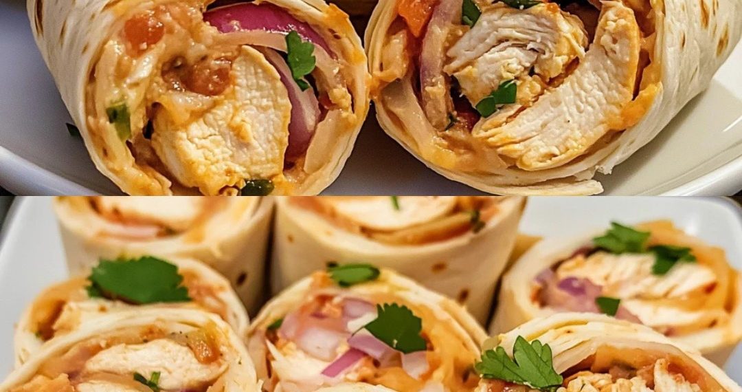 Mexikanische Hähnchen-Wraps