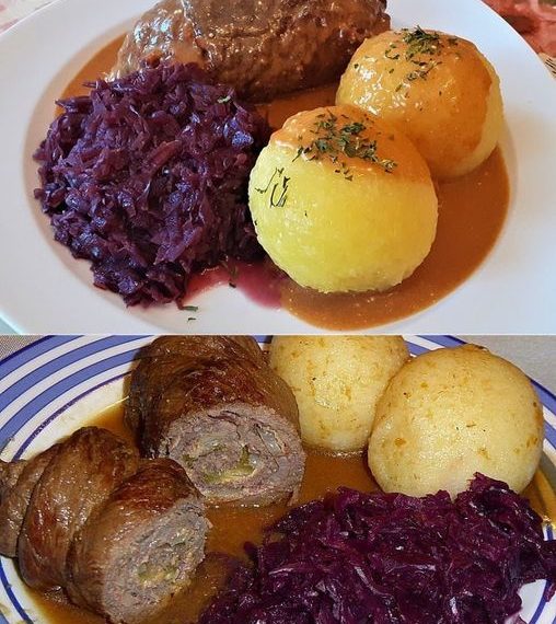 Omas Rinderrouladen mit Speck