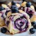 Blaubeer-Käsekuchen-Rollen
