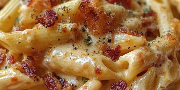 Cremige Pasta mit „Speck“ 