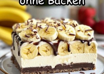 Bananensplit Torte ohne Backen