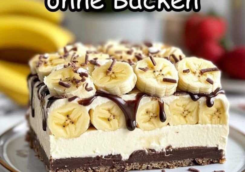 Bananensplit Torte ohne Backen