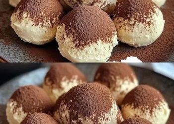 Tiramisu Kugeln mit 200 g Mascarpone und 120 g Löffelbiskuits