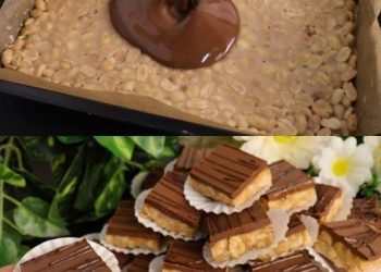 Erdnuss-Karamell-Cluster