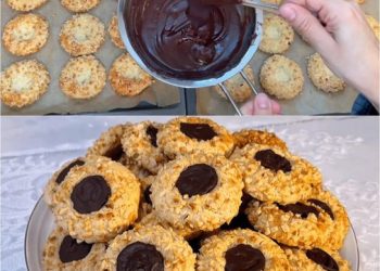 Kekse in 5 Minuten: Haselnussplätzchen gefüllt mit Schokolade – leicht und lecker