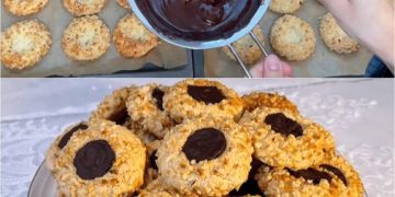 Kekse in 5 Minuten: Haselnussplätzchen gefüllt mit Schokolade – leicht und lecker