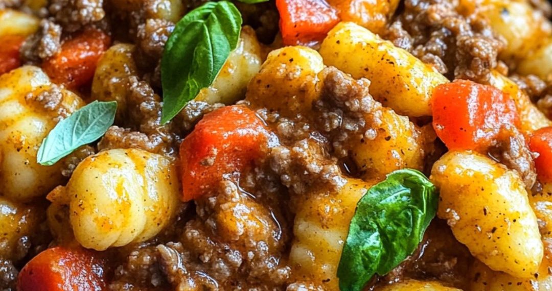  Gnocchi-Pfanne mit Hackfleisch und Paprika – Ein einfaches Genuss-Erlebnis für jeden Tag! 