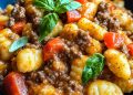 Gnocchi-Pfanne mit Hackfleisch und Paprika – Ein einfaches Genuss-Erlebnis für jeden Tag! 