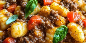  Gnocchi-Pfanne mit Hackfleisch und Paprika – Ein einfaches Genuss-Erlebnis für jeden Tag! 