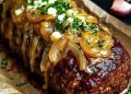 Französisches Zwiebelhackbraten