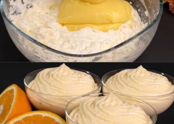 Mascarpone und Orangenpudding