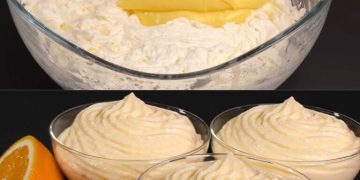 Mascarpone und Orangenpudding