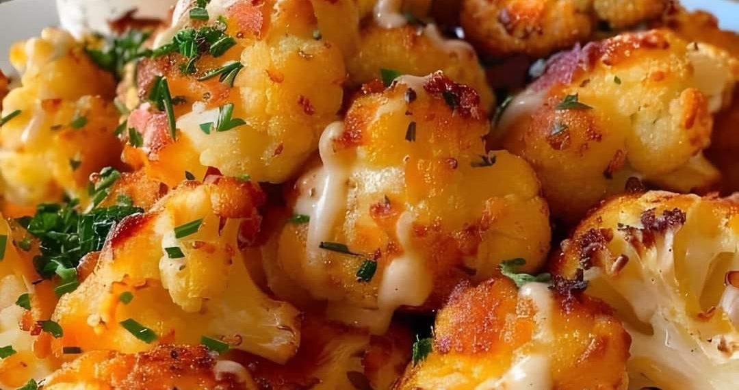 Backofen Blumenkohl mit Kase, sooo lecker und unglaublich knusprig