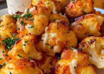 Backofen Blumenkohl mit Kase, sooo lecker und unglaublich knusprig