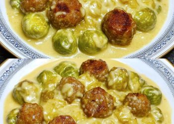 Herzhaft und gesund: Rosenkohleintopf mit Hackbällchen