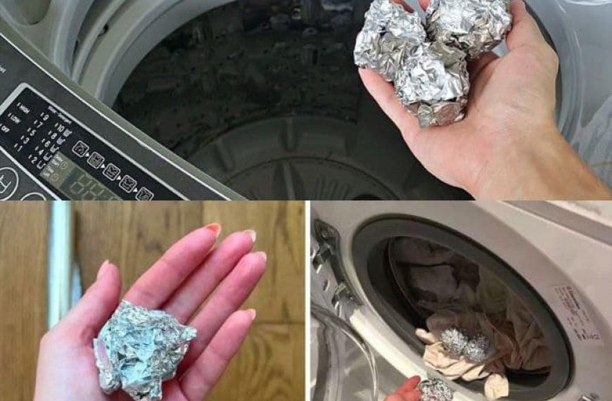 Alufolie in die Waschmaschine, weil jeder damit anfängt: Das Ergebnis ist phänomenal