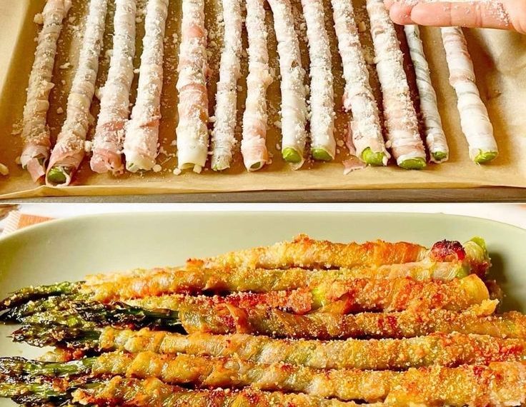 Wooow zum Weinen gut, Spargel in Schinken mit Käse ich mache sie fast jeden Tag!