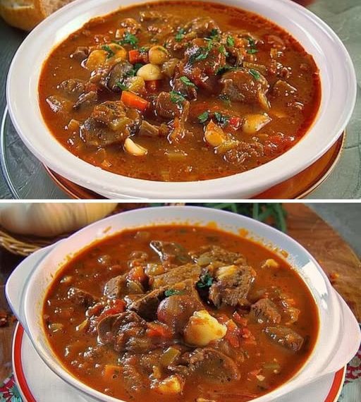 Deftige Gulaschsuppe