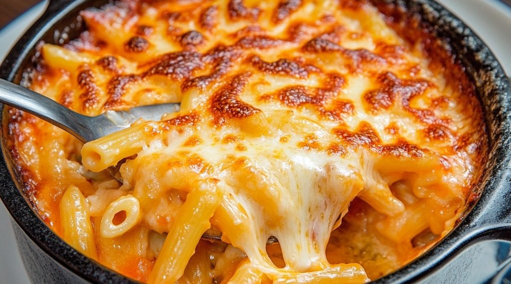 Überbackene Käse-Makkaroni – Super Cremig & Extra Käselastig!