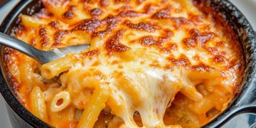 Überbackene Käse-Makkaroni – Super Cremig & Extra Käselastig!