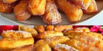 Gebackene Apfelstreifen in 5 Minuten die sind gleich weggegessen!