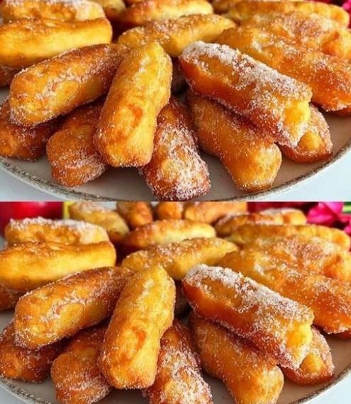 Gebackene Apfelstreifen in 5 Minuten die sind gleich weggegessen!