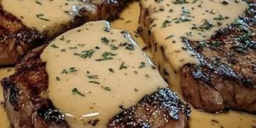 Steakhäppchen mit Knoblauchbutter