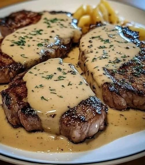 Steakhäppchen mit Knoblauchbutter