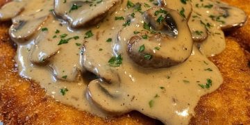 Klassisches Jägerschnitzel 