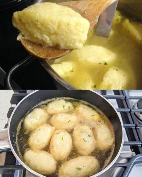 Omas Grießklößchen, die koche ich 2x pro Woche