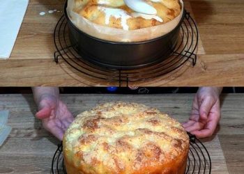 Wie ich ihn liebe, Apfel Schmandkuchen in 10 Minuten bereit für den Ofen