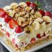 Bananensplit Torte ohne backen mit 500g Frischkase