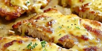 Ihre Familie wird begeistert glaubt mir, Überbackene Partyschnitzel aus dem Ofen!