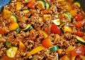 Hackfleisch-Gemüse-Pfanne