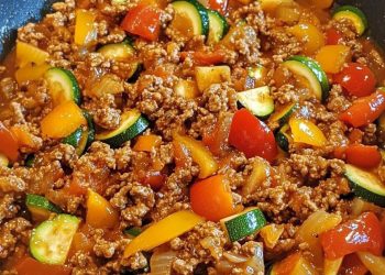 Hackfleisch-Gemüse-Pfanne