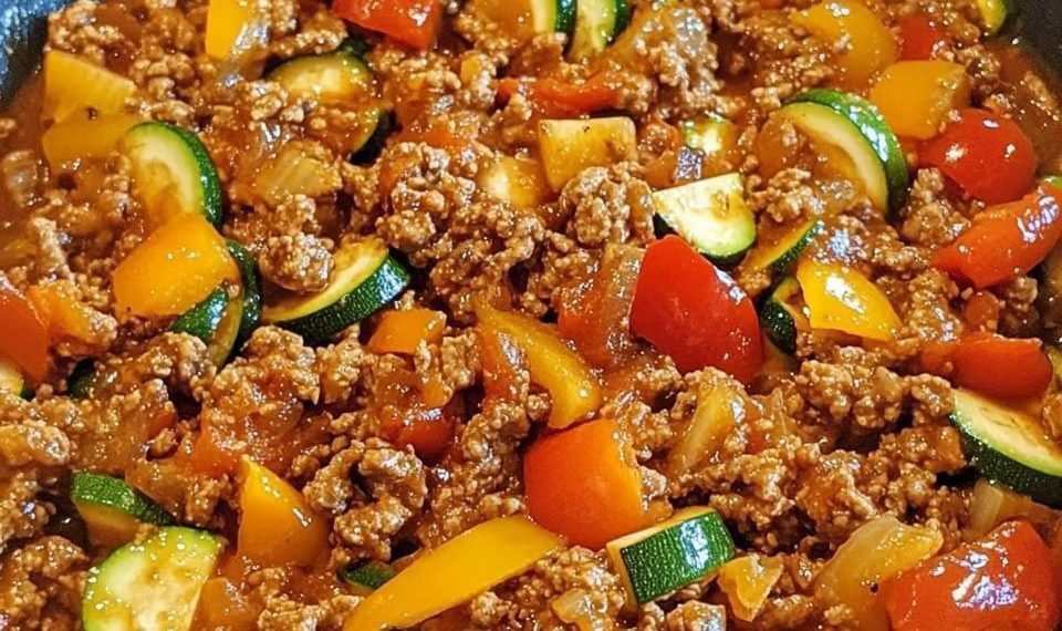 Hackfleisch-Gemüse-Pfanne