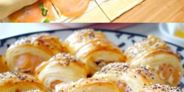 Blätterteig Räucherlachsröllchen sie werden nicht aufhören es zu essen!