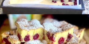 Ratz fatz bereit für den Ofen, dieser Quark-Kirschkuchen hat ein Geheimnis er macht süchtig!