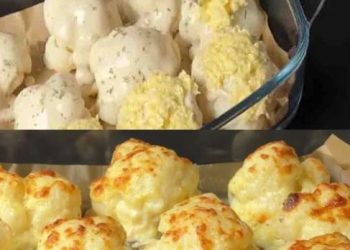 Absolut der Hammer, blumenkohl mit käse überbacken