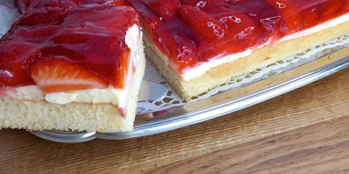 Köstlicher Erdbeerkuchen