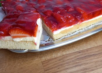 Köstlicher Erdbeerkuchen