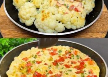 Woow Ich nehme nur 3 Eier mit Blumenkohl meine Familie liebt es