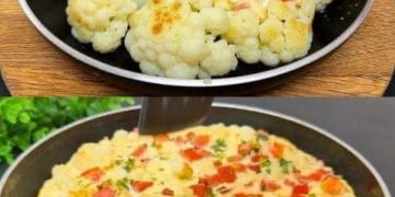 Woow Ich nehme nur 3 Eier mit Blumenkohl meine Familie liebt es