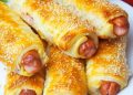 Hot Dogs im Blätterteig den ich immer wieder essen wurde!