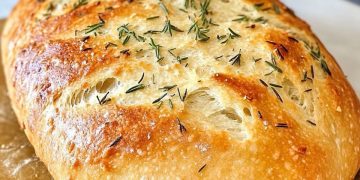 Mein faules Brotrezept, dieses Knoblauchbrot ohne Kneten backe ich immer wieder!