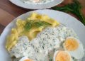 Eier in Dillsoße mit Kartoffeln absolut leckeeeeer