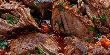 Italienischer Schmorbraten mit Knoblauch passt einfach immer!